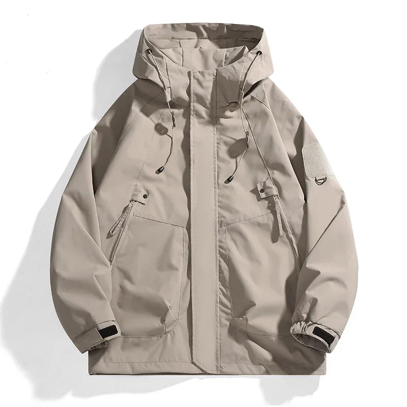 CHRLCK Unisex Waterproof Running Windbreaker